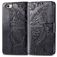Mobigear Butterfly iPhone SE (2022) Hoesje Bookcase Portemonnee - Zwart