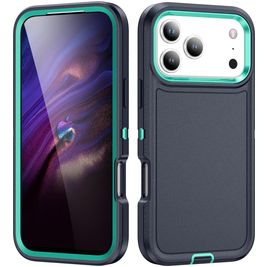Mobigear Rugged iPhone 17 Pro Hoesje Hardcase Backcover Shockproof - Blauw