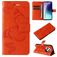 Mobigear Butterfly Xiaomi Redmi 14C Hoesje Bookcase Portemonnee - Oranje
