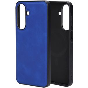 Mobiparts Classic Samsung Galaxy A27 MagSafe Hoesje TPU,Kunstleer Backcover - Sapphire Blue