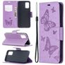 Mobigear Butterfly Samsung Galaxy A02s Hoesje Bookcase Portemonnee - Paars