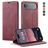 CaseMe 013 iPhone Air Hoesje Bookcase Portemonnee - Rood