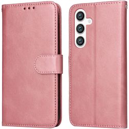 Mobigear Wallet Samsung Galaxy S24 Plus Hoesje Bookcase Portemonnee - Roségoud