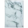Mobigear Marble Hard Kunststof Paspoort Hoesje - Wit