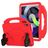 Mobigear Thumbs Up iPad 11 (2025) Kinder Tablethoes met Handvat - Rood