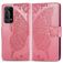 Mobigear Butterfly Huawei P40 Pro Hoesje Bookcase Portemonnee - Roze