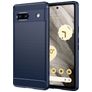 Mobigear Brushed Slim Google Pixel 7a Hoesje Flexibel TPU Backcover - Blauw