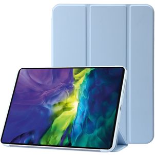 Mobigear Tri-Fold Gel iPad 10 (2022) Hoes TPU,Kunstleer Bookcase - Blauw