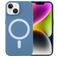Mobigear Rubber Touch iPhone 15 Siliconen MagSafe Hoesje Backcover - Blauw Mobigear Rubber Touch iPhone 15 Siliconen MagSafe Hoesje Backcover - Blauw