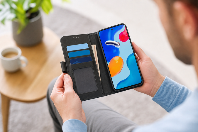 Hoesje waarbij telefoon automatisch aan/uit gaat | Uitleg
