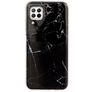Mobigear Marble Huawei P40 Lite Hoesje Flexibel TPU Backcover - Zwart