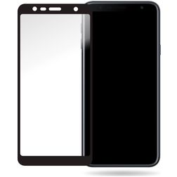 Mobilize Premium Samsung Galaxy J4 Plus Glazen Screenprotector - Case Friendly - Zwart