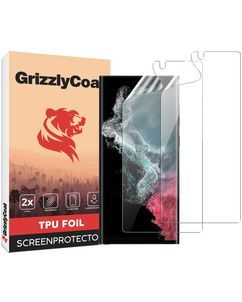 GrizzlyCoat Samsung Galaxy S23 Ultra Hydrogel TPU Screenprotector - Case Friendly (2-Pack)
