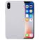 Mobigear Rubber Touch iPhone XS Siliconen Hoesje Backcover - Wit