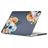 Mobigear Design MacBook Air 15 Inch (2023-2025) Hoes Hardshell Laptopcover MacBook Case - Flowers Black - Model A2941 / A3114 / A3241