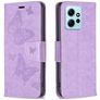 Mobigear Butterfly Xiaomi Redmi Note 12 Hoesje Bookcase Portemonnee - Paars