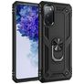 Mobigear Armor Ring Samsung Galaxy S20 FE Hoesje Hardcase Backcover Shockproof met Ringhouder - Zwart