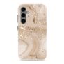MIO Samsung Galaxy S24 FE MagSafe Hoesje Hardcase Backcover - Gold Marble