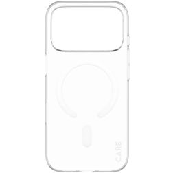 CARE by PanzerGlass SL1M Doorzichtig iPhone 17 Pro MagSafe Hoesje Hardcase Extra Dun Backcover - Transparant