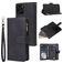 Mobigear Zipper iPhone 12 Pro Hoesje Bookcase Portemonnee - Zwart