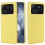 Mobigear Rubber Touch Xiaomi Mi 11 Ultra Siliconen Hoesje Backcover - Geel