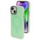 Mobiparts Hardcover iPhone 14 MagSafe Hoesje Hardcase Backcover - Satin Light Green