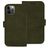My Style Flex Wallet iPhone 12 Hoesje Bookcase Portemonnee - Forest Green