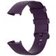 Mobigear Cross Siliconen Fitbit Charge 4 Bandje Gespsluiting - Bordeaux Rood