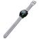 Mobigear Bumpy Siliconen Smartwatch Bandje Gespsluiting - Universeel 20 mm aansluiting - Grijs