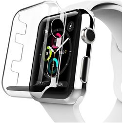 Mobigear Crystal Apple Watch - 38 mm Hardcase Hoesje - Transparant