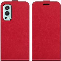 Mobigear OnePlus Nord 2 Hoesje Flipcase - Rood