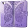Mobigear Butterfly iPhone 16e Hoesje Bookcase Portemonnee - Paars