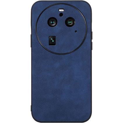 Mobigear Fabric OPPO Find X6 Pro Hoesje Hardcase Backcover - Blauw