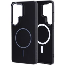 Mobiparts Slim Line Samsung Galaxy S26 Ultra MagSafe Hoesje Hardcase Backcover - Onyx Black