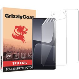 GrizzlyCoat Xiaomi 13 Pro Hydrogel TPU Screenprotector - Case Friendly + Installatie Frame (2-Pack)