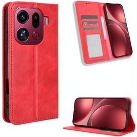 Mobigear Sensation OPPO Find X9 Pro Hoesje Bookcase Portemonnee - Rood