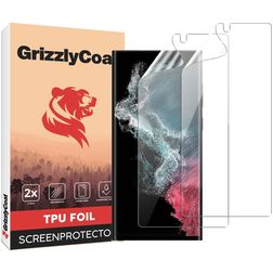 GrizzlyCoat Samsung Galaxy S22 Ultra Hydrogel TPU Screenprotector - Case Friendly + Installatie Frame (2-Pack)