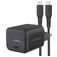 Mobilize Wall Charger Dual USB / USB-C USB-C 1.2 Meter Power Delivery 30W - Zwart