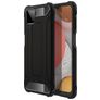 Mobigear Outdoor Samsung Galaxy A12 Hoesje Hardcase Backcover Shockproof - Zwart