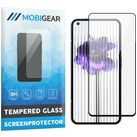 Mobigear Premium Nothing Phone (1) Glazen Screenprotector - Case Friendly - Zwart