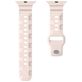 Mobigear Sport Armor Siliconen Apple Watch Bandje Druksluiting - 49/46/45/44 mm - Sand Pink