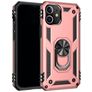 Mobigear Armor Ring iPhone 12 Pro Hoesje Hardcase Backcover Shockproof met Ringhouder - Roségoud