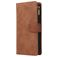 Mobigear Zipper Samsung Galaxy Note 10 Lite Hoesje Bookcase Portemonnee - Bruin