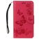 Mobigear Butterfly Samsung Galaxy A8 (2018) Hoesje Bookcase Portemonnee - Rood