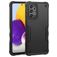 Mobigear Non-slip Armor Samsung Galaxy A73 Hoesje Hardcase Backcover Shockproof - Zwart