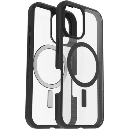 Otterbox React iPhone 16 MagSafe Hoesje Hardcase Backcover Shockproof - Transparant / Zwart