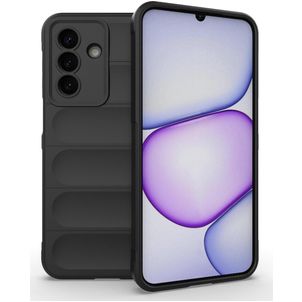 Mobigear Bumpy Samsung Galaxy A27 Hoesje Flexibel TPU Backcover - Zwart