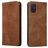 Mobigear Retro Slim Samsung Galaxy A71 Hoesje Bookcase Portemonnee - Bruin