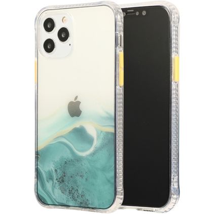 Mobigear Gradient iPhone 12 Pro Max Hoesje Hardcase Backcover - Groen