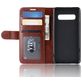 Mobigear Wallet Samsung Galaxy S10 Hoesje Bookcase Portemonnee - Bruin